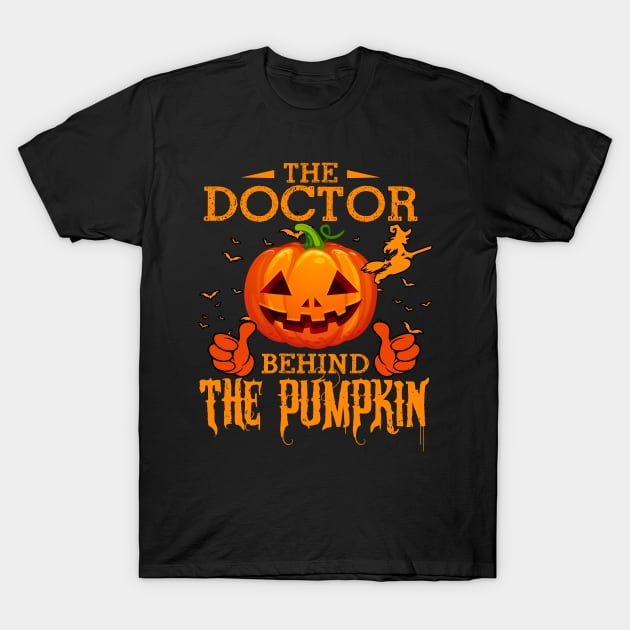 Mens The CHEF Behind The Pumpkin T shirt Funny Halloween T Shirt_DOCTOR T-Shirt by Sinclairmccallsavd